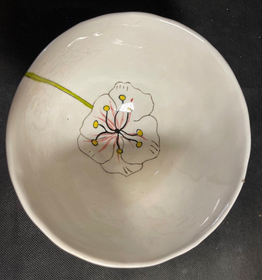 Ceramic Pottery Floral Hand Painted in China Floral Kitchen Bowl