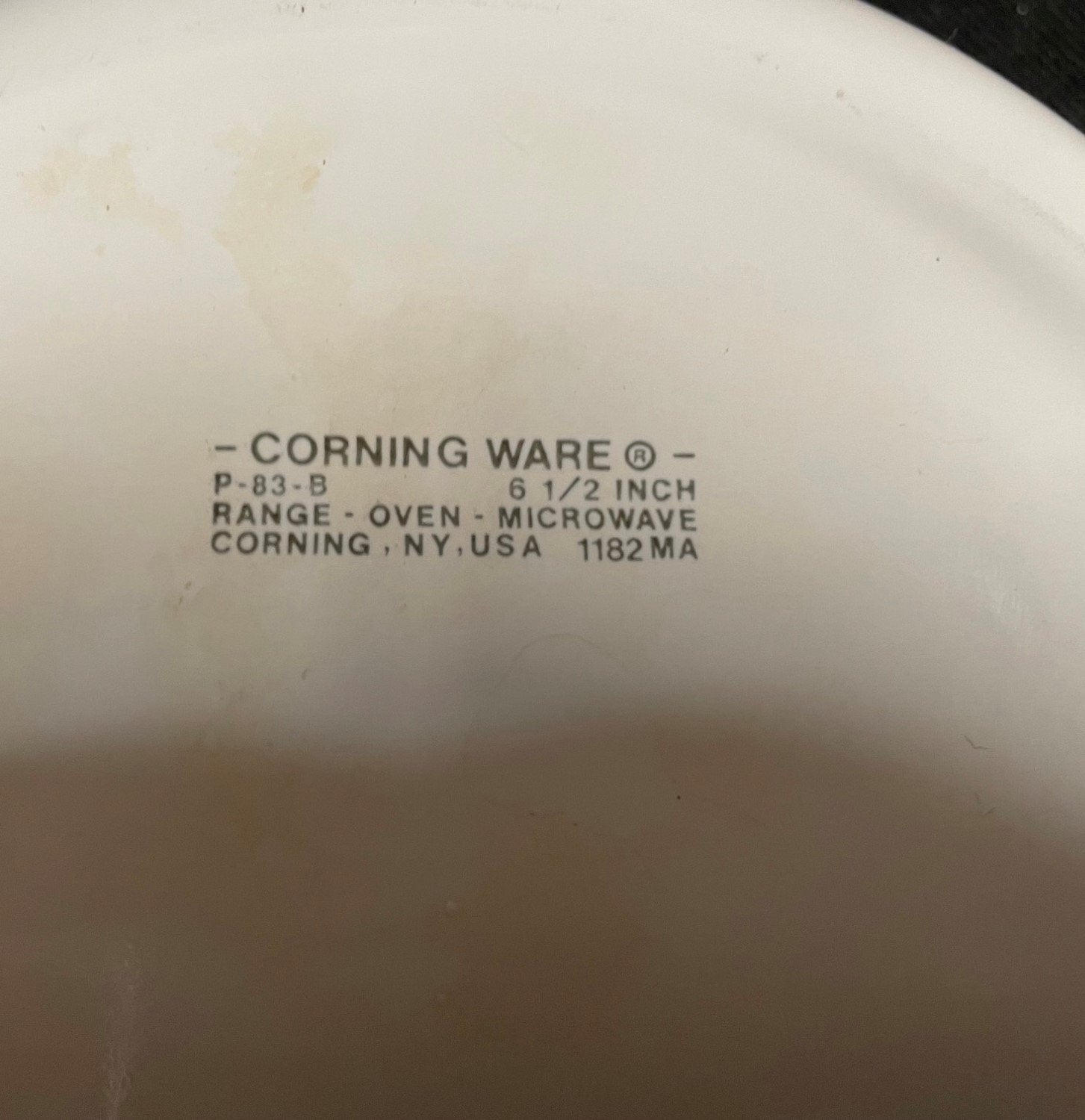 Vintage Corning Ware Cornflower Blue Skillet 6 1/2 Inch Frying Pan