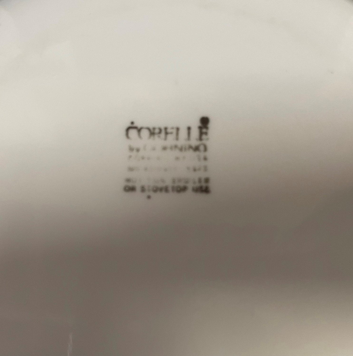 Vintage Corelle by Corning Ware 9" Serving Bowl Gold Butterfly