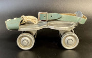 Vintage Adjustable Strap and Lace on Metal Hustler Toy Co. Whizzer Roller Skates