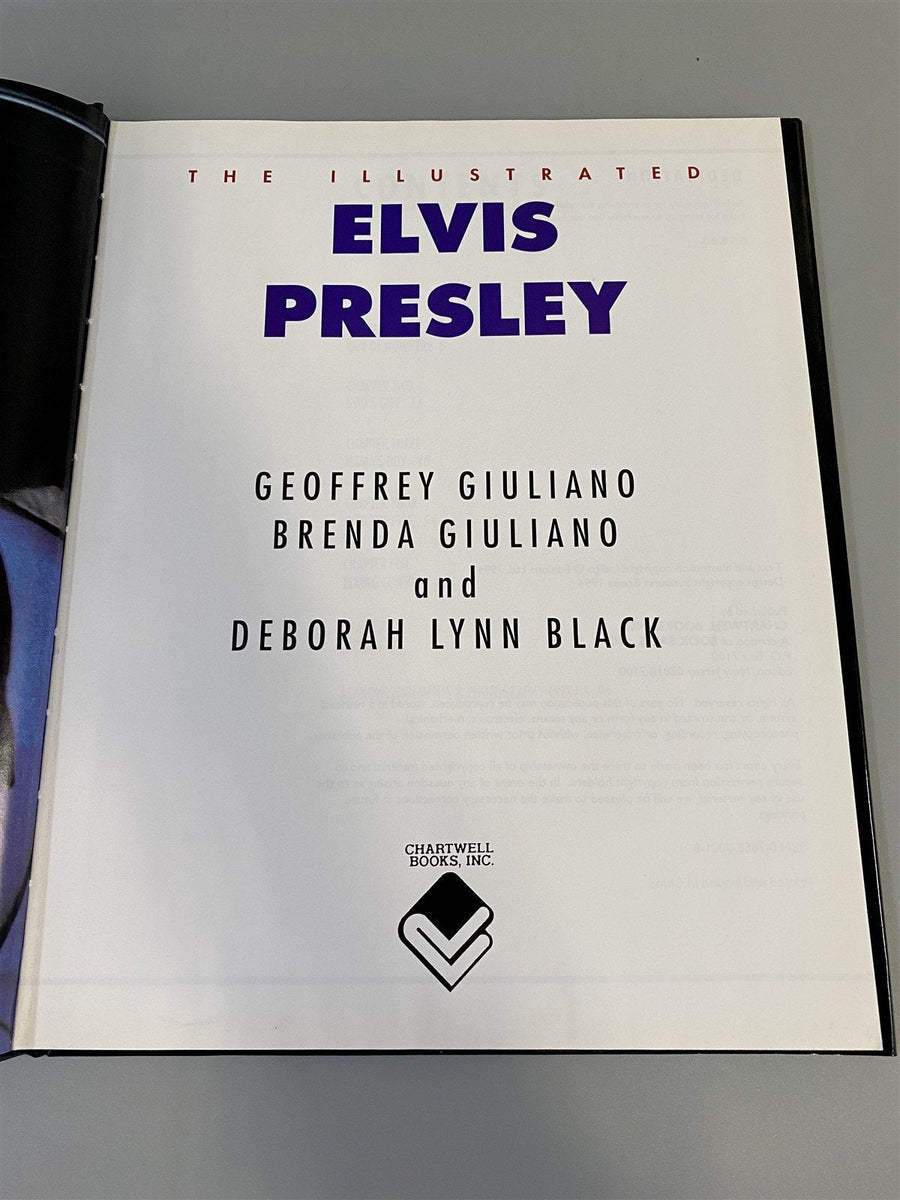 The Illustrated Elvis Presley by Geoffrey Giuliano Vintage Copy Circa. 1994