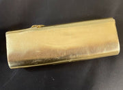Long Vintage Gold Formal Evening Clutch Purse with Removeable Chain Strap