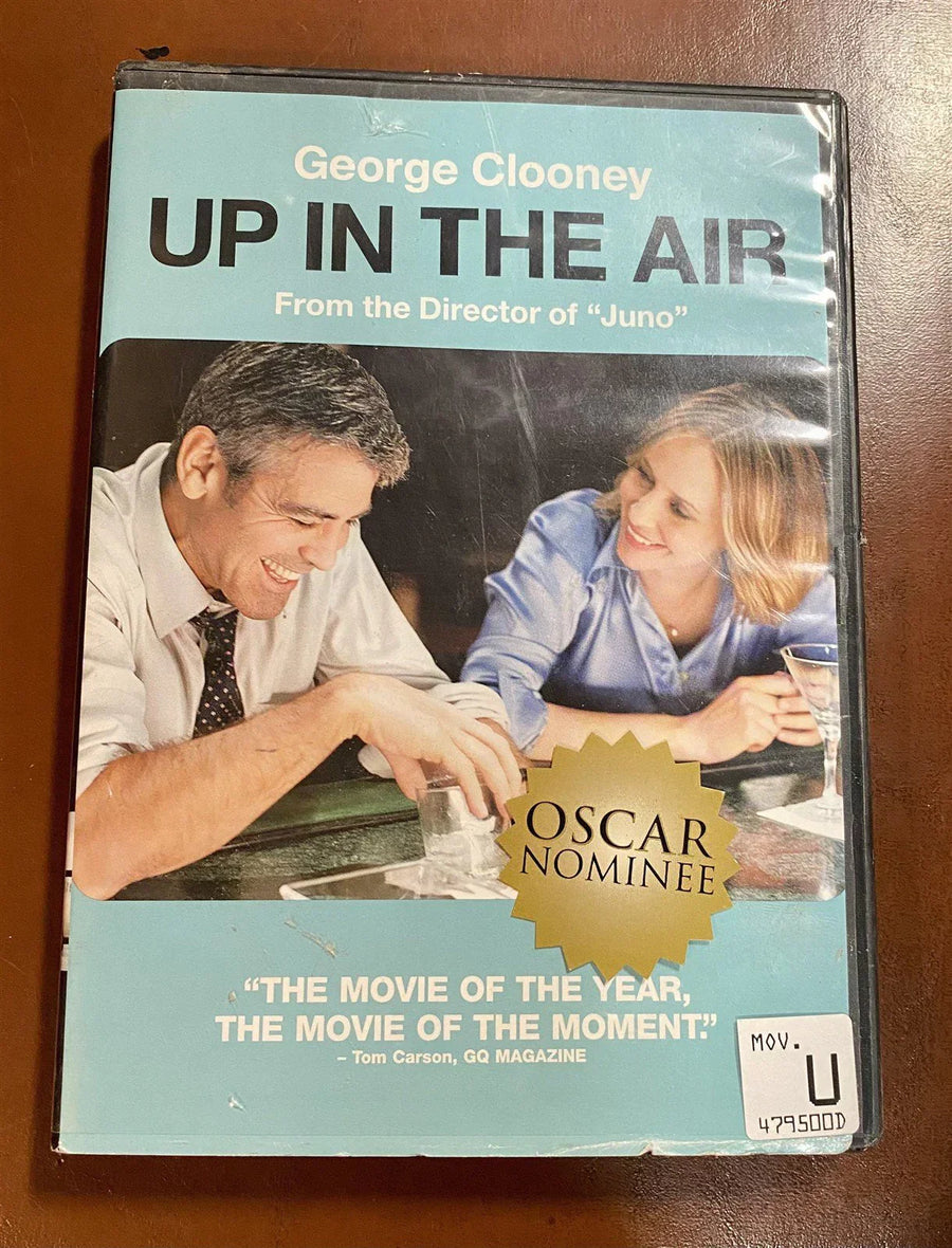 4 DVDs Including Up in the Air w / George Clooney & Big Chill w / Jeff Goldblum