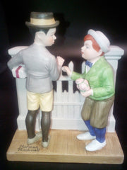 Norman Rockwell Porcelain Figurine, "The Rivals" SEP 1980