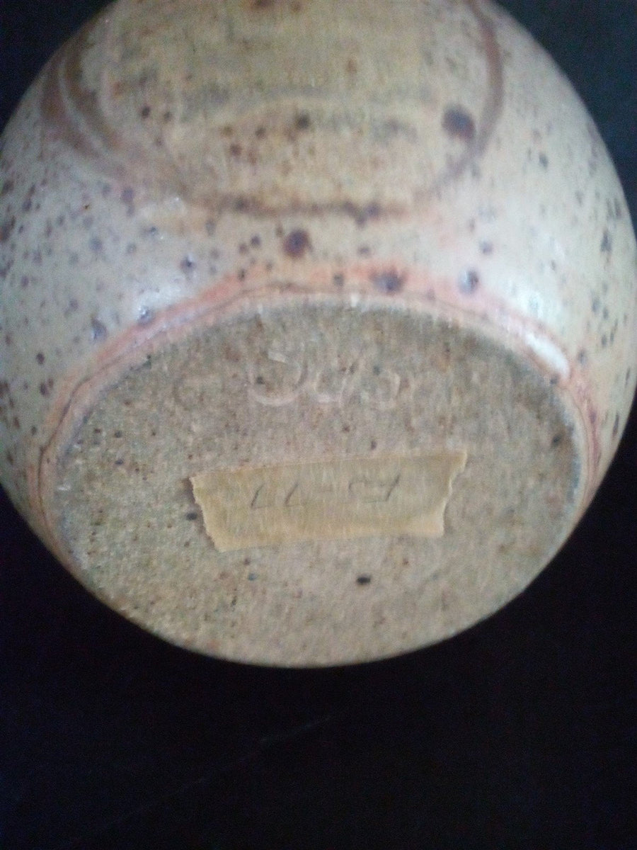 Vintage Brown Pottery 2 pc Set Country Chic Boho Chic