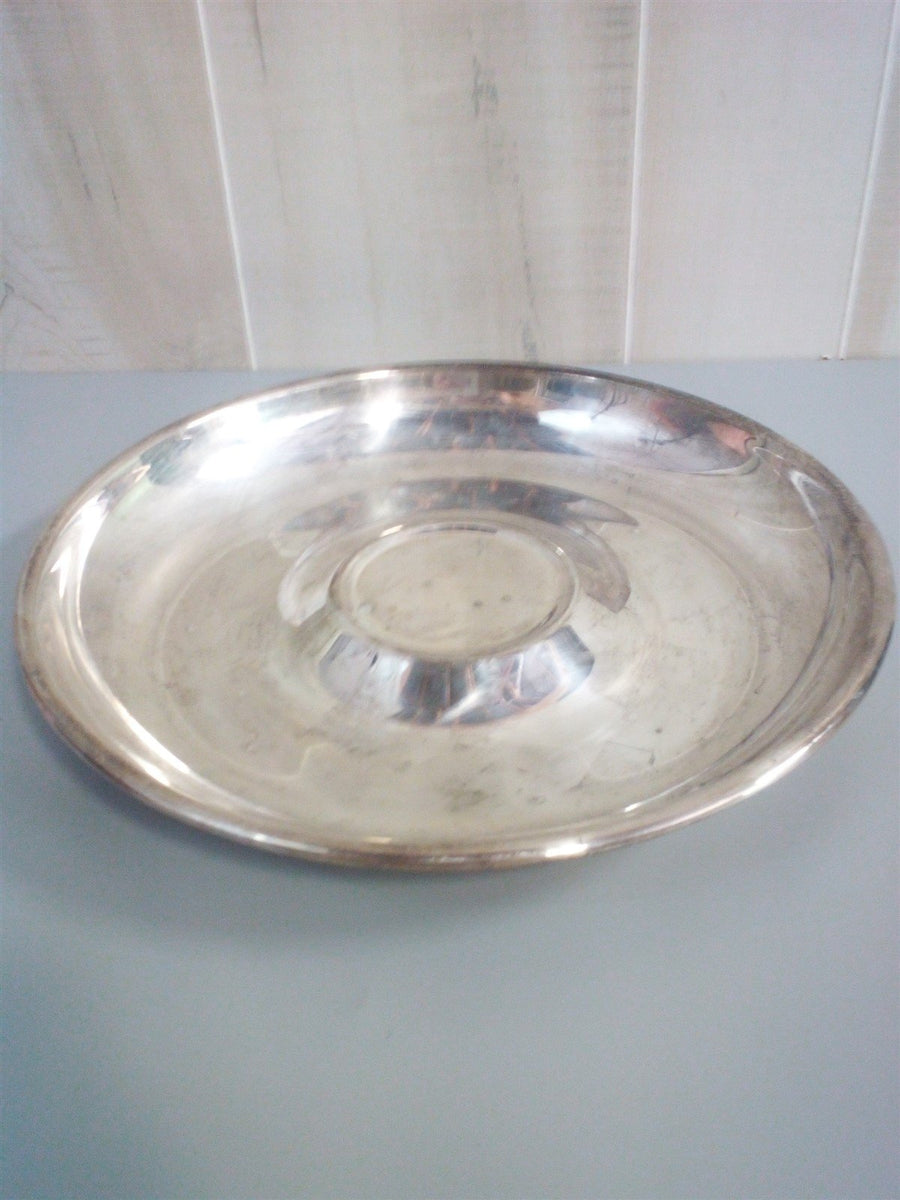 Sheridan Silverplate Vintage Round Tray 10.5"