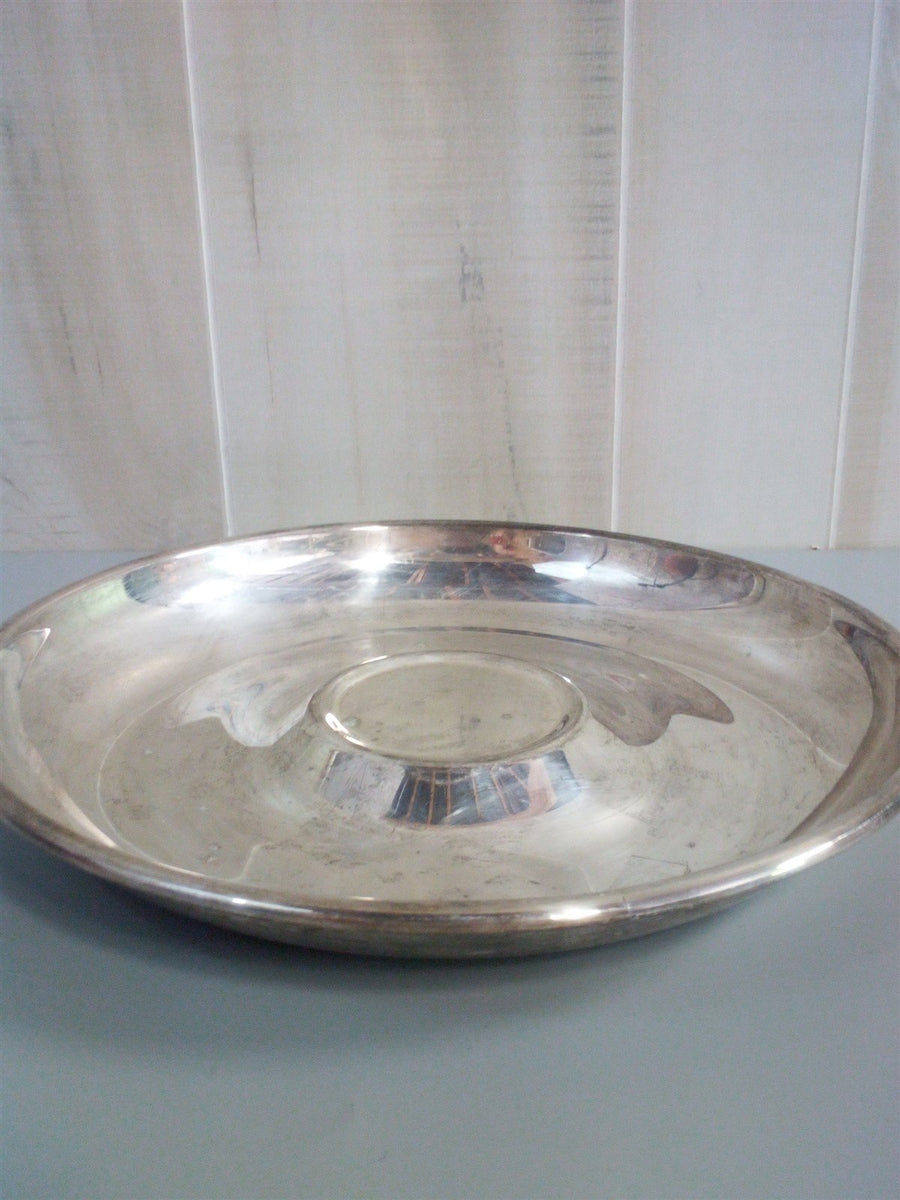 Sheridan Silverplate Vintage Round Tray 10.5"