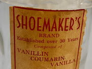 Antique Shoemaker's Brand of Greenville PA Vanillin Coumarin Vanilla Compound