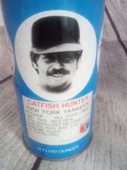 RC Cola 1976 Cans 2 With MLB Players Catfish Hunter And Gary Matthews