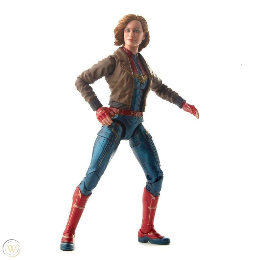 Marvel Legends Series 6" Captain Marvel Bomber Jacket With Goose Build A Figure