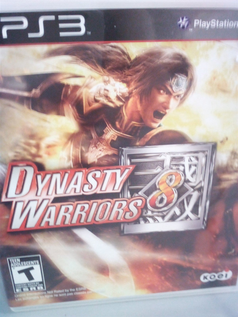 PS3 Dynasty Warriors 8 Game Disc In Case With Manual Sony PlayStation 3