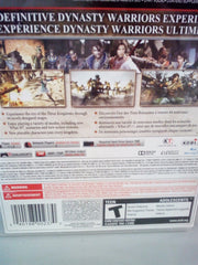 PS3 Dynasty Warriors 8 Game Disc In Case With Manual Sony PlayStation 3