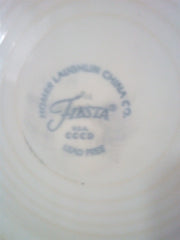 Fiesta Homer Laughlin 12 Days Of Christmas Cup And Saucer Partridge In Pear Tree