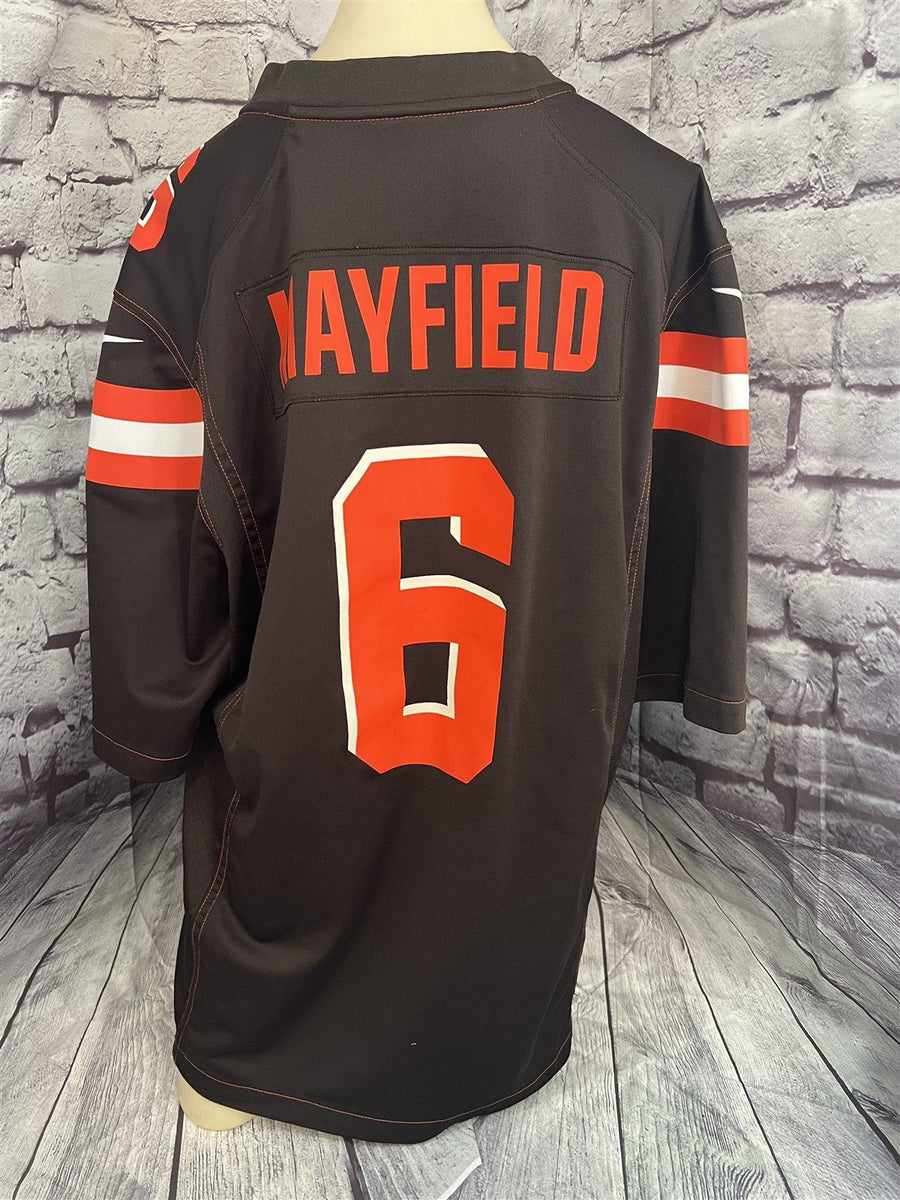 NFL Number 6 Nike Baker Mayfield Cleveland Browns Jersey Mens Size Extra Large