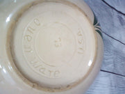 USA Ovenware Mixing Serving Bowl Ceramic Vintage With Tulips