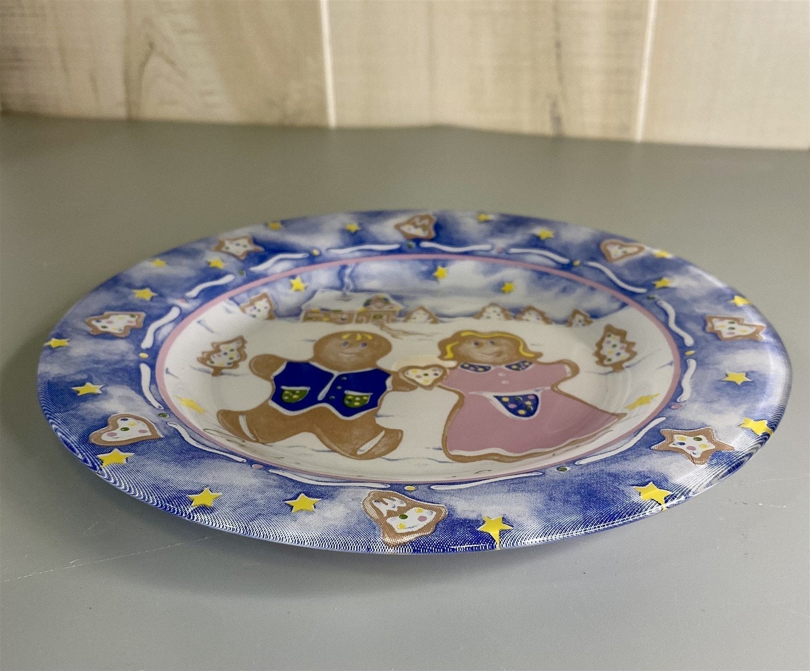 Tempered Crystal "Cookies for Santa" Plate Made Exclusively for Princess House