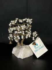 RARE Tree of Treasures Prosperity International Wire Wrapped Bells and Pearls