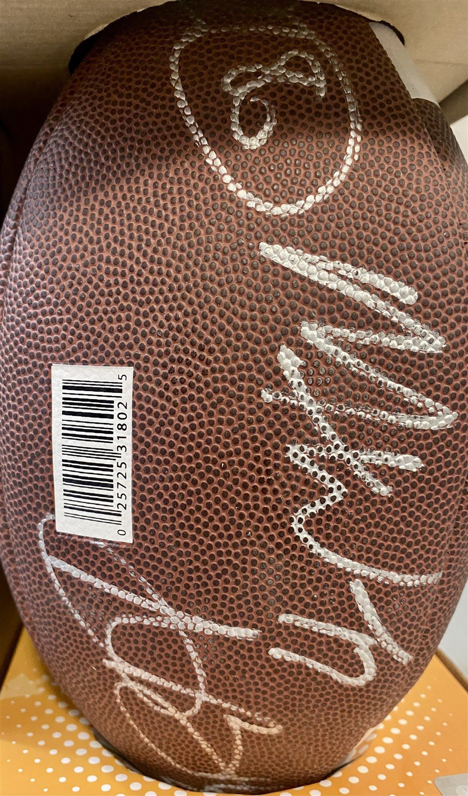 Pittsburgh Steelers Ward Brown Wallace Autographed NFL Regulation Sized Football
