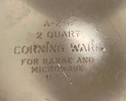 2 Quart Vintage Corning Ware Blue Cornflower Patterned Casserole Dish w / No Lid