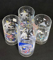 4pcs. 25th Anniversary Remembering the Magic Disney Theme Park Collector Glasses