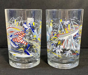 4pcs. 25th Anniversary Remembering the Magic Disney Theme Park Collector Glasses