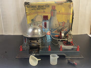 1950s Atomic Reactor w / Battery Complete Toy Steam Engine Set w / Original Box