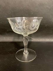 Flemington Carol Collection set of 10 Low Sherbet Glasses