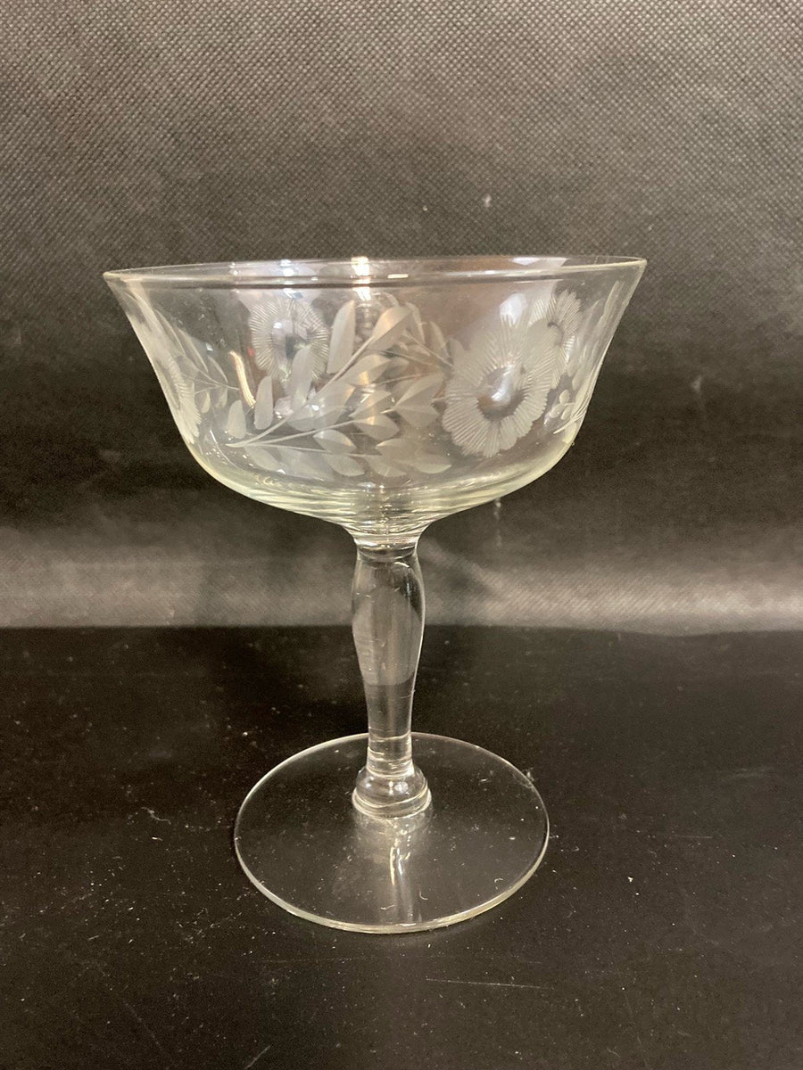 Flemington Carol Collection set of 10 Low Sherbet Glasses