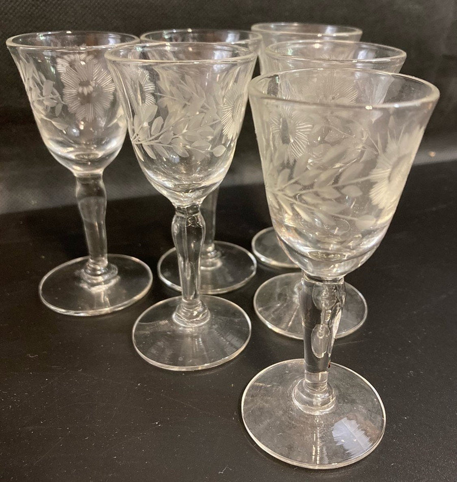 Flemington Carol Collection set of 10 Low Sherbet Glasses