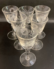 Flemington Carol Collection set of 10 Low Sherbet Glasses