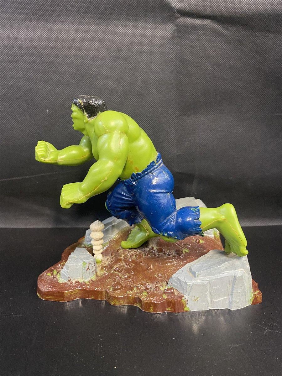 1974 Aurora Incredible Hulk Built up and Painted Comic Scene Model