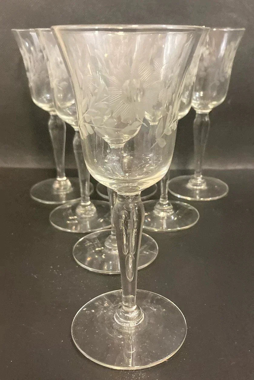 Flemington Carol Collection set of 10 Low Sherbet Glasses