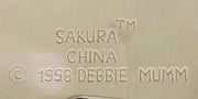 Sakura China Debbie Mumm Gathering of Angels Cookie Jar Creamer Sugar Shaker Set