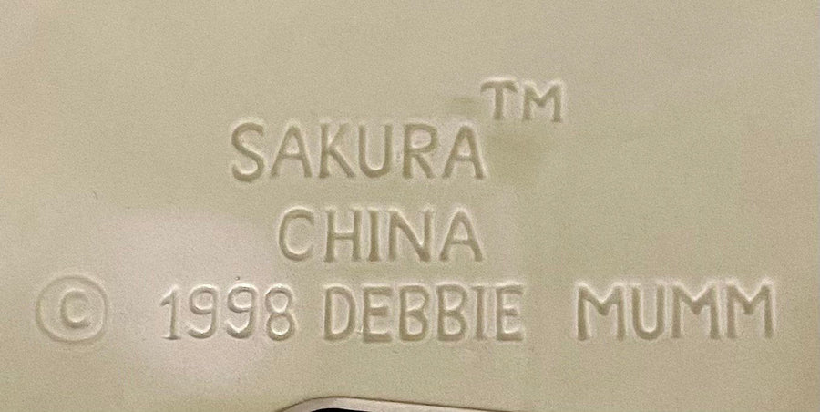 Sakura China Debbie Mumm Gathering of Angels Cookie Jar Creamer Sugar Shaker Set