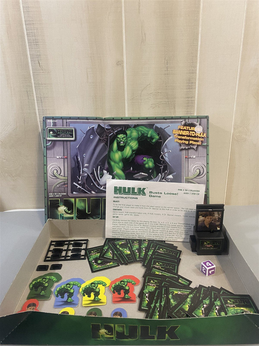 2003 Incredible Hulk Busts Loose Board Game made by Pressman