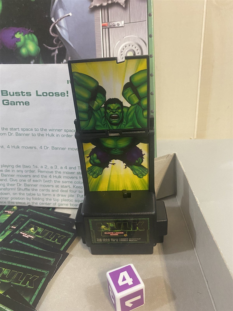 2003 Incredible Hulk Busts Loose Board Game made by Pressman