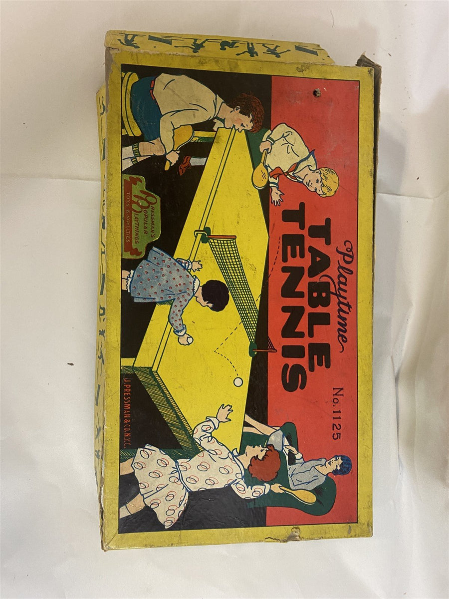 1940s Play Time Vintage Tennis Game Made by PRESSMANS