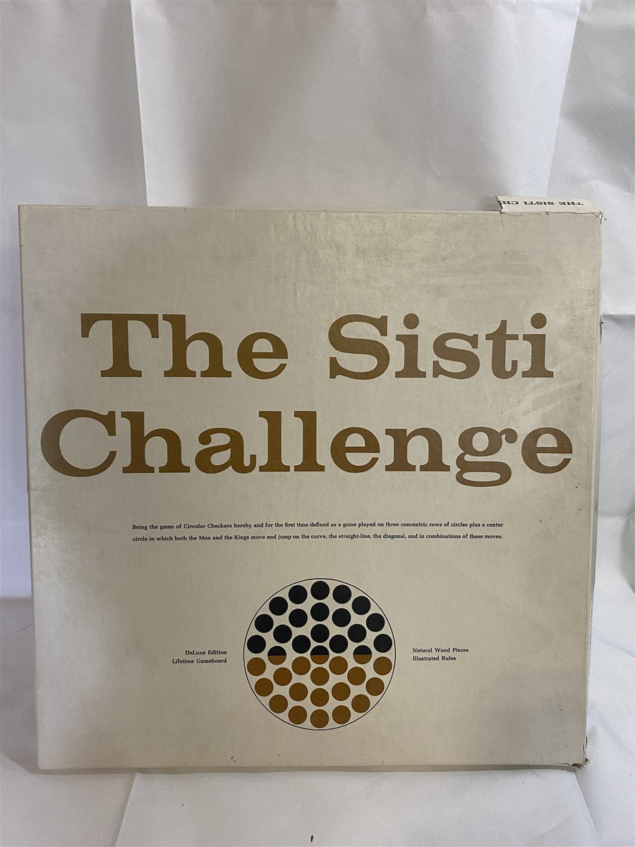 1963 The Sisti Challenge Game made by Circular Checkers Inc.