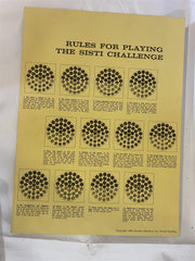 1963 The Sisti Challenge Game made by Circular Checkers Inc.