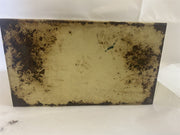 RARE 1960s Vintage Mid Century Modern Ohio Arts Painted Rustic Metal Recipe Box