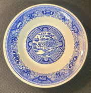 1 Blue Willow Legend Asian Art Pattern Unbranded Dessert / Trinket Antique Bowl