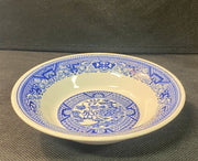 1 Blue Willow Legend Asian Art Pattern Unbranded Dessert / Trinket Antique Bowl