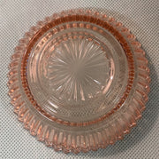 3 Pink Starburst Pattern Anchor Hocking Depression Glass Berry / Dessert Bowls