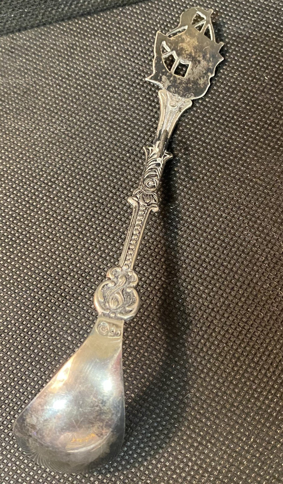 Silver Naval Nautical Theme Antique Sugar Scuttle Spoon (No Scuttle Only Spoon)