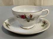 Pompadour Style Moss Rose Pattern Vintage Tea Set (No Teapot ) Made in Japan