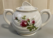 Pompadour Style Moss Rose Pattern Vintage Tea Set (No Teapot ) Made in Japan