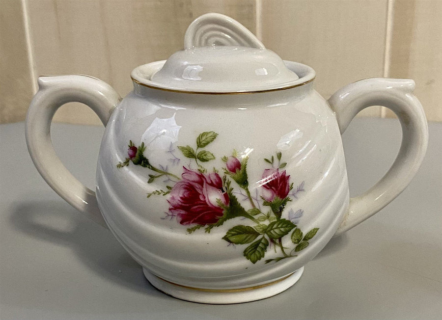 Pompadour Style Moss Rose Pattern Vintage Tea Set (No Teapot ) Made in Japan