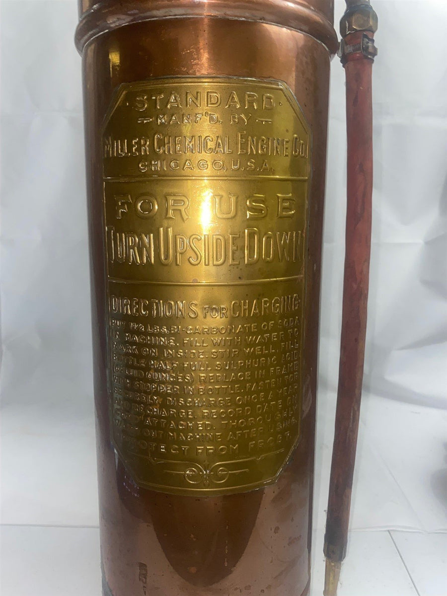 Miller Chemical Engine Standard No. 3 Copper Fire Extinguisher