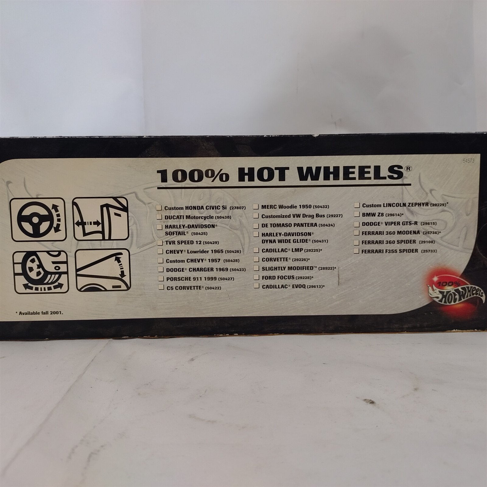 100% Hot Wheels Customized VW Drag Bus Black, Red, Yellow1/18 Scale Diecast