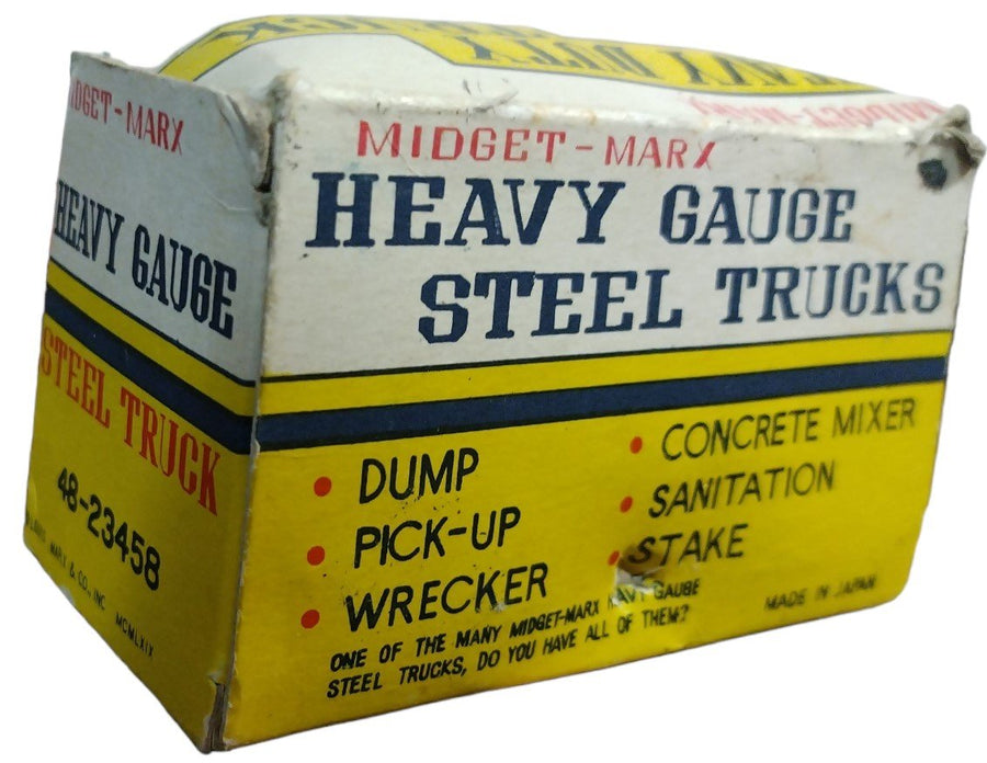 Vintage Heavy Duty Gauge Midget Marx 1960s Steel 48-23458 Toy Children's Truck